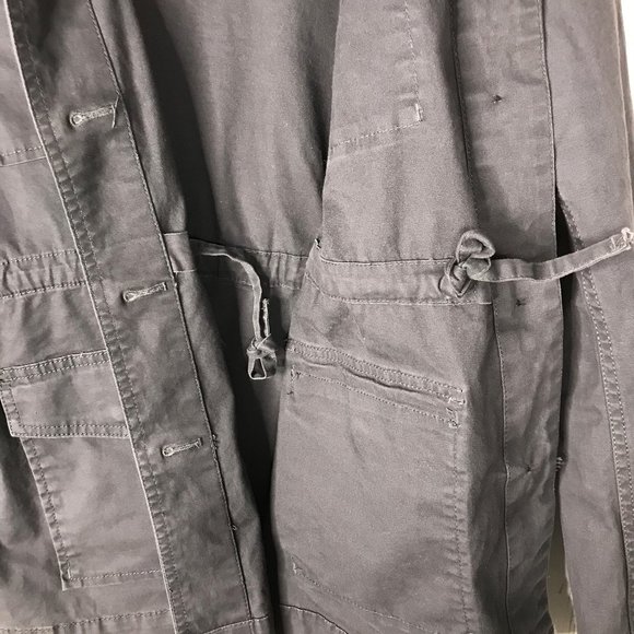 💜 LOFT all-season utility cargo jacket size Large - Picture 6 of 9